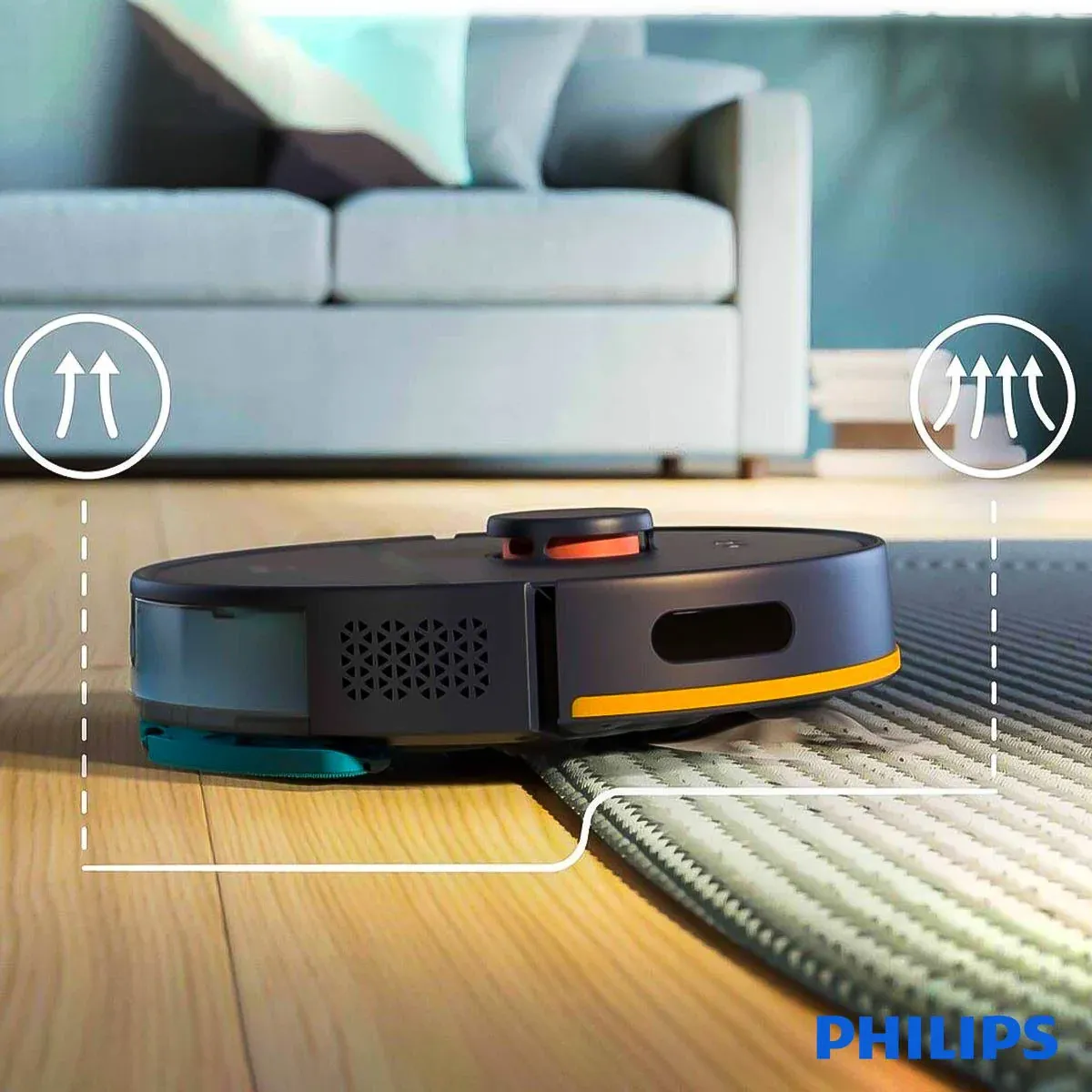 ویژگی‌های جارو رباتیک فیلیپس XU2100 هوشمند